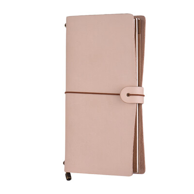 

Leather Journal Travel Notebook Refillable Diary Notepad Lined Blank Grid Paper Card Holder for Travelers Business Sketching & Wri