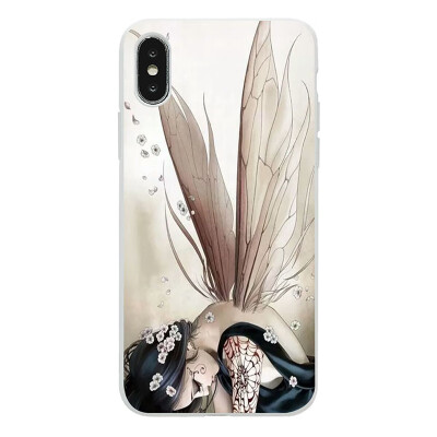 

TPU Soft Phone Case for Huawei Y9 2019 Huawei Y9 2018 Back Cover Wing girl style