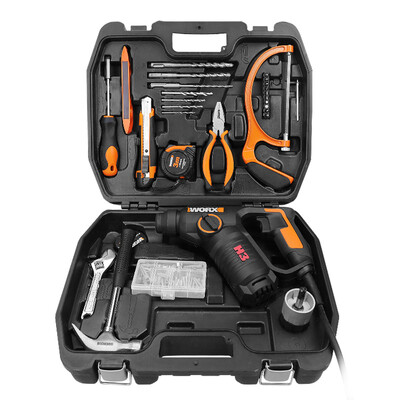 

WORX WORX household electric hammer toolbox WX3462 multi-function impact drill impact drill electric drill electric hand drill hardware electric screwdriver tool