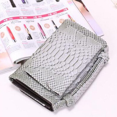

Women Handbag Genuine Leather Clutch High Quality Shoulder Messenger Female Crossbody Bags Serpentine Print Purse Small