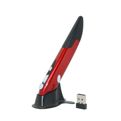 

Universal USB Wireless Mouse Optical Pen Mouse Adjustable for Laptops Desktops Computer