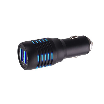 

Mzxtby QC30 48W 2USB Car Phone Charger For iPhone Samsung Xiaomi Huawei Phone Charger 5V3A Dual USB Car-Charger Fast Charging
