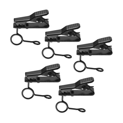 

Andoer EY-J04A 5pcs 10mm Wired Lapel Mic Microphone Tie Clip