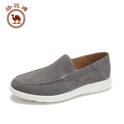 

Camel mens shoes casual breathable British cowhide set foot comfort W912032090 gray 42260 yards