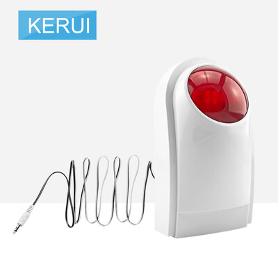 

KERUI J007 Wired Siren Outdoor Waterproof Mini Strobe Flash Siren Flashing Siren Strobe For Home Alarm Security System