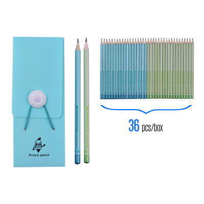 

MAOTAIZI Colorful Wooden HB Standard Pencil with Pencil Case Stationery Hexagonal Pencil Presharpened for School Office Drawing Sk