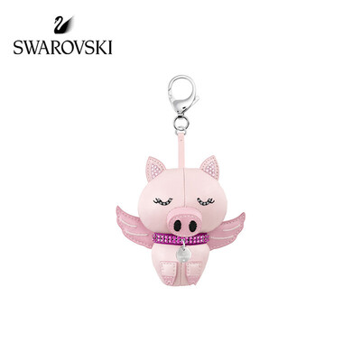 

SWAROVSKI Swarovski pink cute pig keychain Bu Bu holiday gift girlfriend gift counter with the same paragraph 5457470