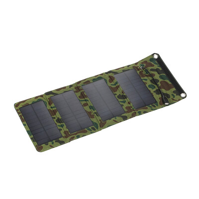 

7W 5V Outdoor Foldable Monocrystalline Silicon Solar Panel Charger Portable USB Charger for Mobile Phone Power Supply