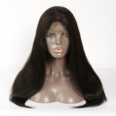

130 Density 360 Lace Frontal Wig Straight Hair 100 Human Hair