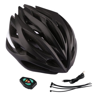 

Wireless remote control LED warning helmet for bicycle riding