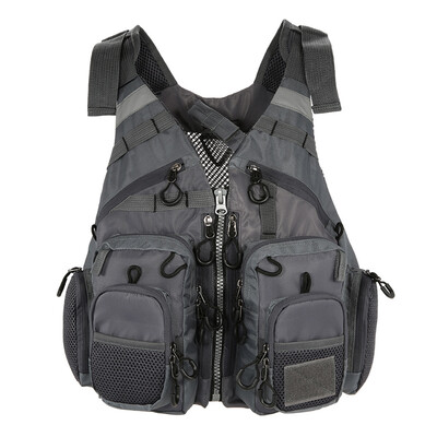 

​Lixada Outdoor Breathable Padded Fishing Life Vest Superior 209lb Bearing Life Safety Jacket Swimming Sailing Waistcoat Utility V