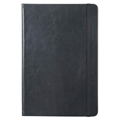 

Jinlongxing Glosen office notebook creative business notebook stationery thickening leather surface meeting record book 8260 gray