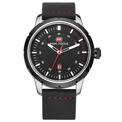 

BOFUTE Male Watches Japanese Quartz Movement Calendar Waterproof Genuine Leather Strap 0014G