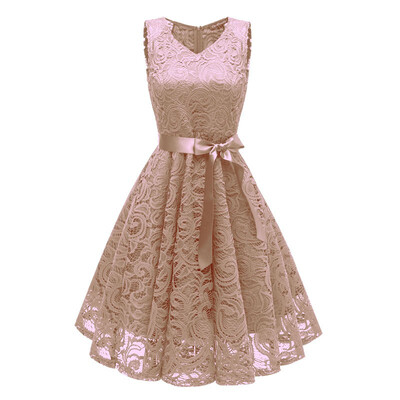 

2019 New Women Dresses V-neck Casual Dress Elegant Bridesmaid Dress Plus Size Party Dresses