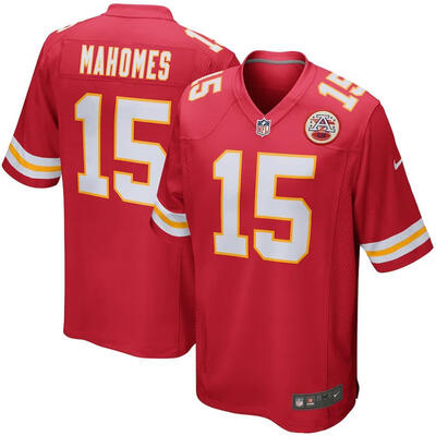 

Youth Football Jersey Kansas City Chiefs Patrick Mahomes Red Game Jersey