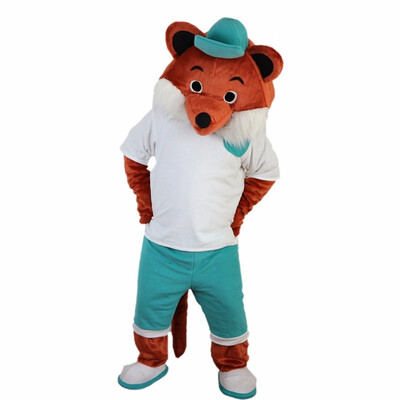 

LangtengSport Brown Fox Mascot Costume Cartoon Cosplay Party Halloween Christmas Festival Performance