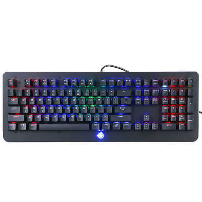 

MAGIC-REFINER MK9 Mechanical Gaming Keyboard USB Wired RGB Backlight Switchable 108 keys Gaming Keyboard for Computer Gamer