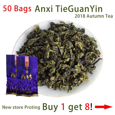 

50 Bags Organic Tie Guan Yin Light Aroma Chinese Oolong Tea ON SALE