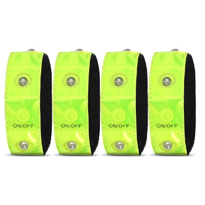 

Outdoor Sports LED Night Safety Reflective Wrist Band Bracelet for Cycling Walking Running