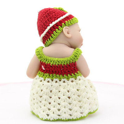 

Wholesale 10 Inch 25 cm Reborn Doll High Quality Full Silicone Newborn Baby Boy Toy Lifelike Doll Children Birthday Gifts