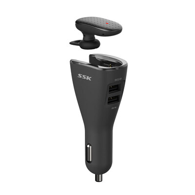 

SSK BT520 car chargercar wireless bluetooth headset driving special automatic connection business call headset support Apple Samsung Huawei millet