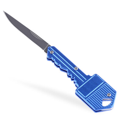 

Foldable Key-shaped Chain Knife Tool for Camping