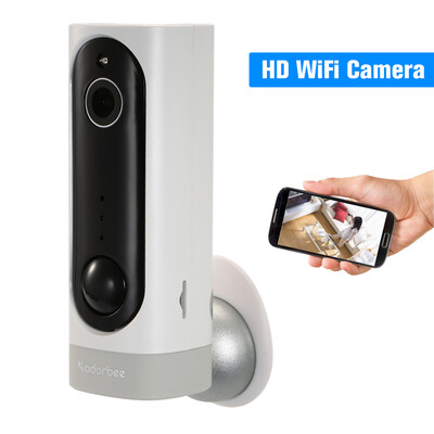 

adorbee Wireless 720P WIFI Camera Rechargeable Security Indoor IP Camera Baby Monitor 130° Wide Viewing Angle Support Phone APP Re