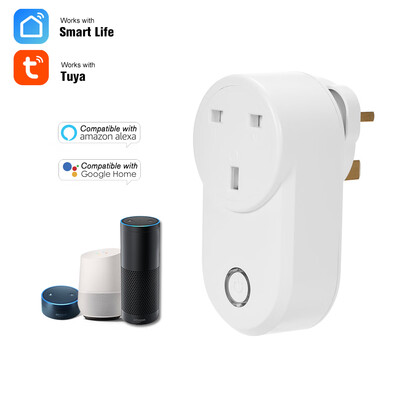 

Home Socket WIFI Smart Socket EU Plug Wireless Outlet Support Timing Function Phone APP Remote Control Voice Control Compatible wi
