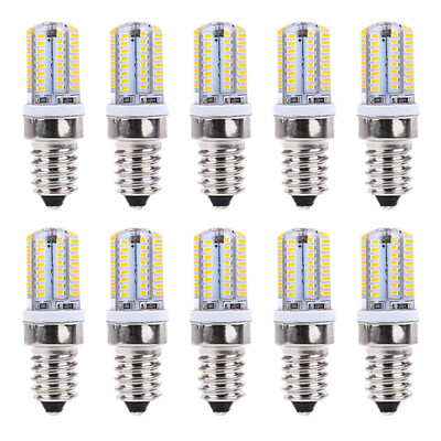 

Lightme 10PCS AC 220V 3W E14 SMD 3014 LED Corn Bulb Spotlight with 64 LEDs