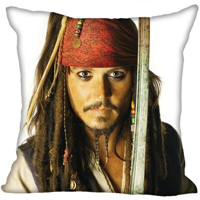 

Johnny Depp Pillow Case High Quality New Years Pillowcase Wedding Decorative Pillow Cover Gift For Children 35x35CM 35x35CM