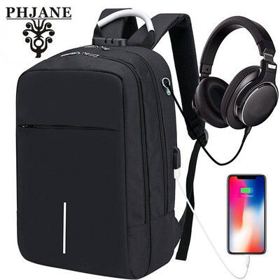 

PHJANE Laptop Backpack Business Travel Backpack for Men & Women Anti-theft Water Resistant College School Backpack