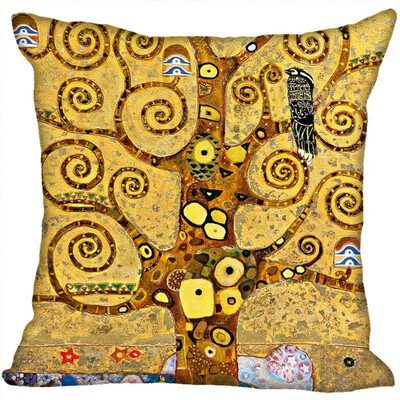 

Gustav Klimt Hot Sale Pillow Case High Quality New Years Pillowcase Decorative Pillow Cover For Wedding Decorative Christmas 35x35CM 35x35CM 35x35CM