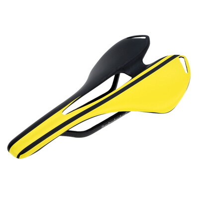 

Full Carbon Fiber Super Lightweight MTB Mountain Bike Road Bike Cycling Cushion Hollow Saddle Matte Bicycle Seat 27 14cm 114g