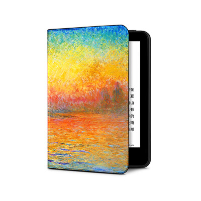 

Palm reading iReader T6 Monet Cover E-book Reader Cover Sunset