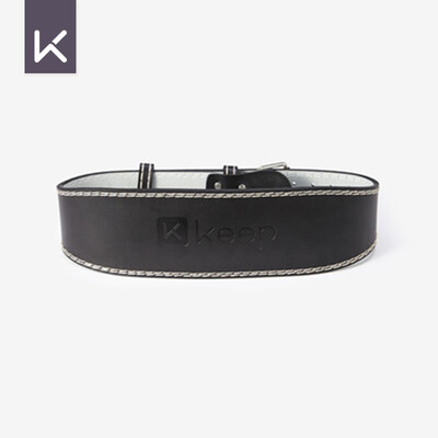 

Keep leather strength belt squat weightlifting protection sports protective gear training waist black S code