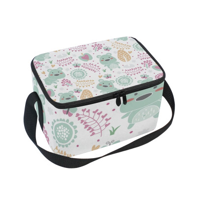 

ALAZA Lunch Box Insulated Cute Animal Lunch Bag Large Cooler Tote Bagfor Men Women