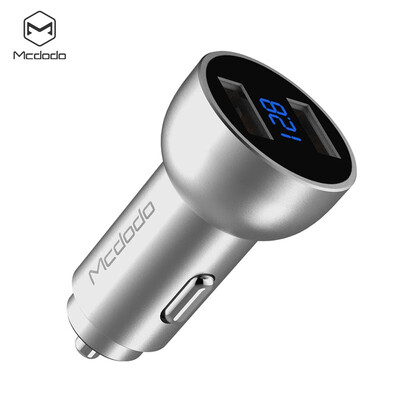 

MCDODO Car Charger 34A Dual USB LCD Display Fast Charging for iPhone 8 Samsung Galaxy S8 Plus Huawei Mate10