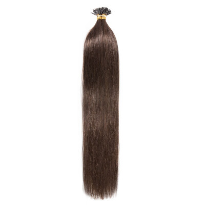 

I Tip Hair Extensions 100 Strands Pre Bonded Stick Tip Keratin Real Remy Human Hair Extension Straight