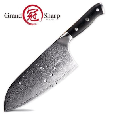 

Grandsharp 72 Inch Cleaver Knife VG10 Japanese Damascus Steel Kitchen Knives 67 Layers Butcher Tools Chefs Kitchen Knife