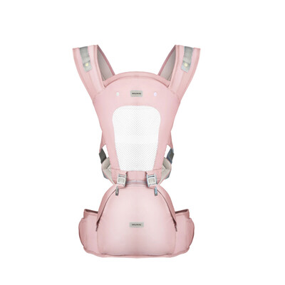 

3 in 1 Baby Convertible Carrier With Hip Seat 360° Ergonomic 6 Positon Breathable Mesh For Infant Toddler Blue