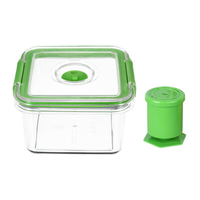 

1180ml Food Storage Container with Manual Vacuum Pump BPA Free Vacuum Seal Lunch Box Microwave & Diswasher Safe