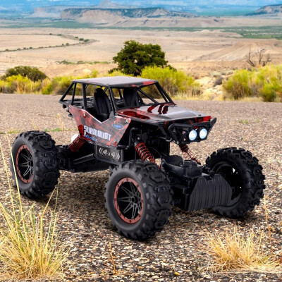 

112 Scale 24Ghz 4WD RC Rock Crawler Off-Road Electric Monster Truck - Red