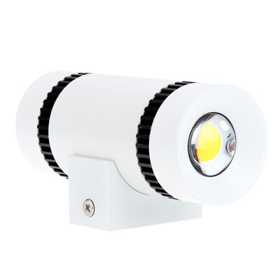 

6W 85-265V AC Modern Simple Mini Aluminum LED Wall Light Double End Lamp Fixture Indoor Bedroom Hallway Hotel for Home Decor&L