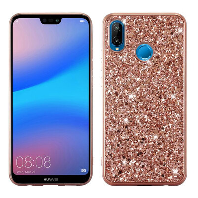 

MOONCASE Huawei P20 Lite Flash Powder TPU-Rose Gold