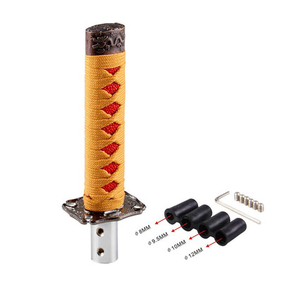 

Universal Gear Shift Knob Shifter Katana Metal BlackRed 15cm Samurai Sword
