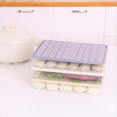 

Egg Fish Storage Box Food Container Keep Eggs Fresh Refrigerator Organizer Kitchen Dumplings Storage Containers