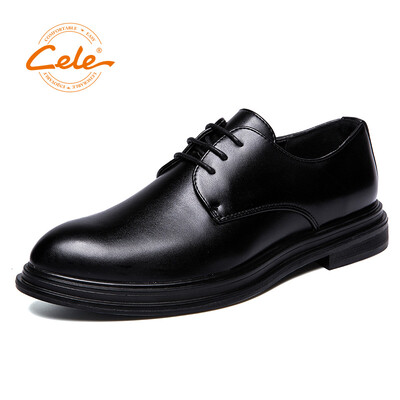 

Celebrity CELE mens strap business dress non-slip fashion business casual shoes black 39 yards M9A5B75821