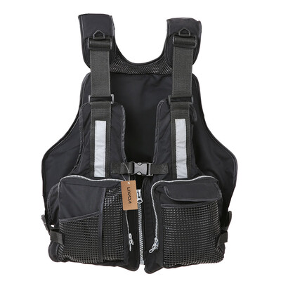 

Lixada Multi Pockets Fishing Life Jacket Vest Sailing Kayaking Boating Jacket Waistcoat 165lbs