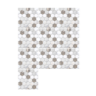 

10 PcsSet Self Adhesive Tile Stickers Art Decals Removable Wall Sticker Kitchen Backsplash Bathroom Home Tidy Protection