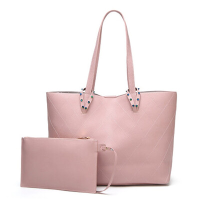 

Large Shoulder Bag for Women Casual Ladies PU Leather Tote Bag Women Top Handle Shoulder Bag with a Purse